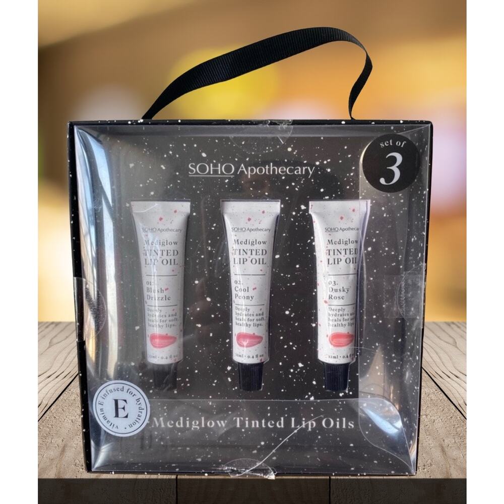 NEW! Soho Apothecary Mediglow Tinted Lip Oil Set